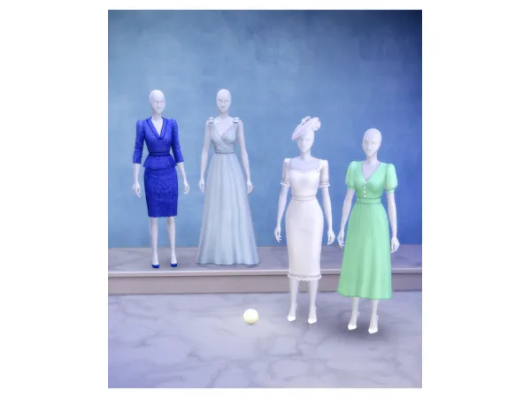 Maxis Match Royal Tour I (22 color) by Rusty's - The Sims 4 Custom Content
