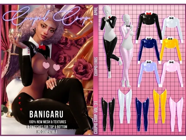 Alpha cuupid corp. banigaru by missme12 - The Sims 4 custom content