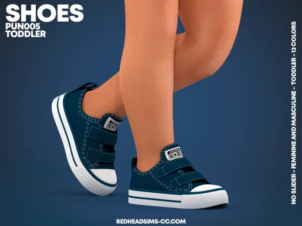 Mix PU SHOES N004 NO SLIDER TODDLER - The Sims 4 Custom Content