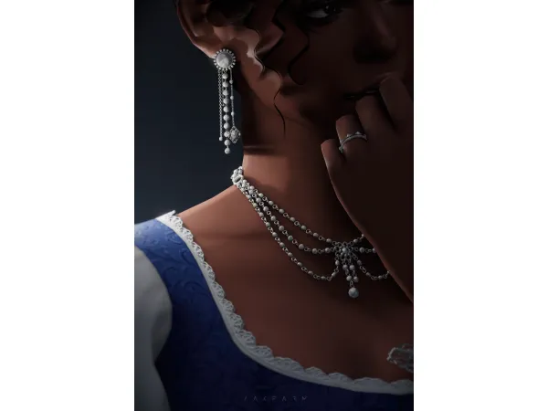 Alpha Duchess Pearl Set - The Sims 4 Custom Content
