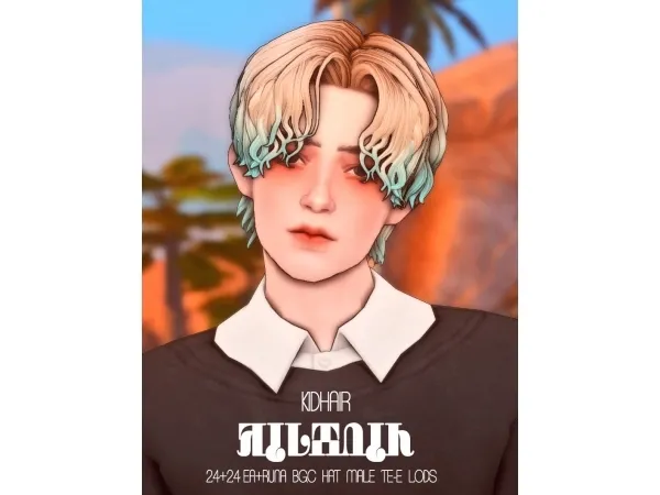 Maxis Match [JNY] KID HAIR - The Sims 4 Custom Content