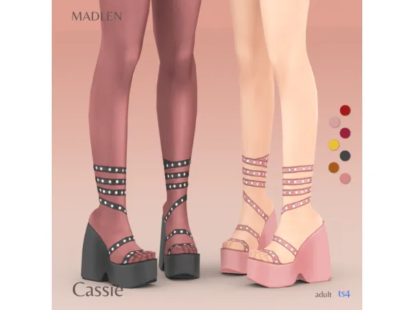 Maxis Match Cassie Shoes by Madlen - The Sims 4 Custom Content