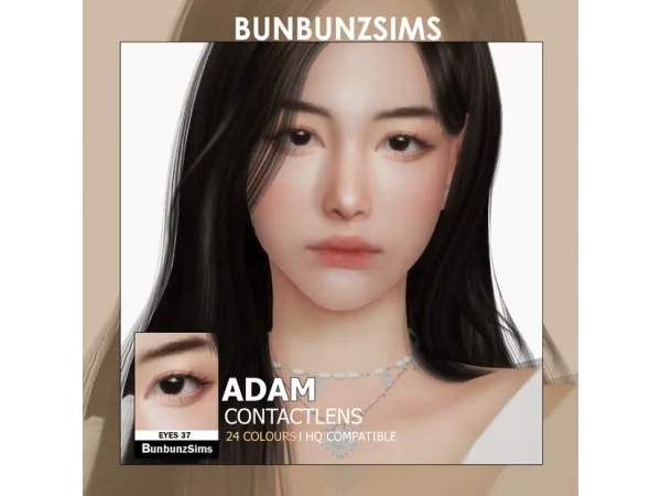 Alpha Adam eyes 24 colours by BunbunzSims - The Sims 4 Custom Content