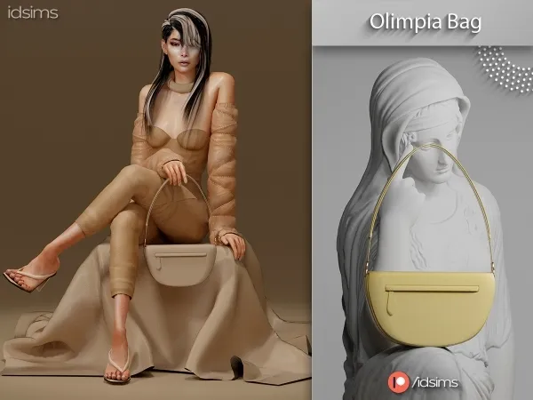 Alpha Olimpia Bag - The Sims 4 Custom Content