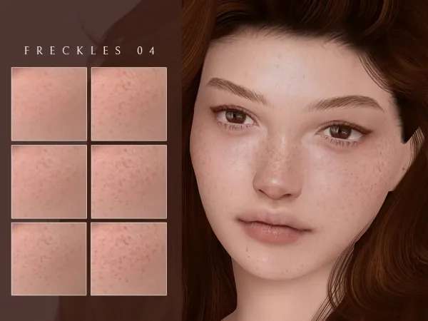 Alpha Freckles 04 - The Sims 4 Custom Content