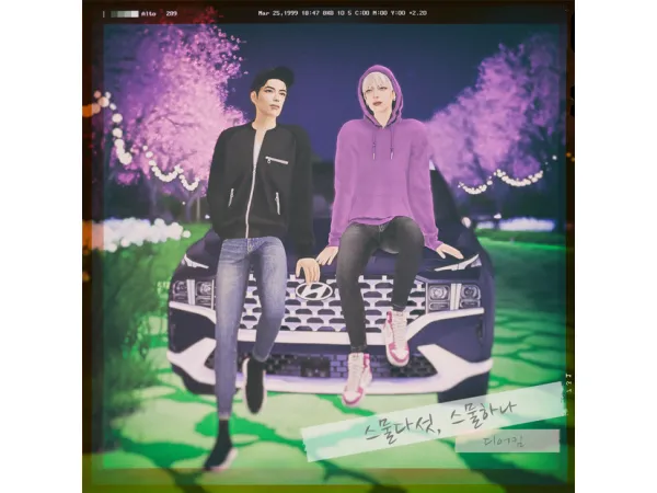 Mix [PosePack] DearKim_a2a_Twenty five Twenty one - The Sims 4 Custom Content
