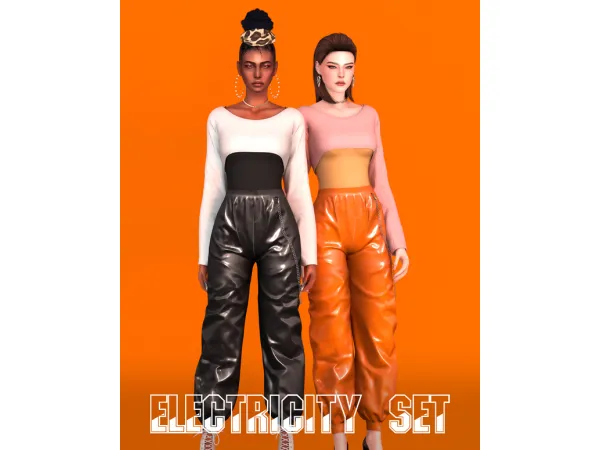 Alpha Electricity Set by BackTrack - The Sims 4 Custom Content