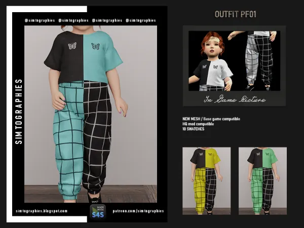 Outfit, Top and Pants PF01