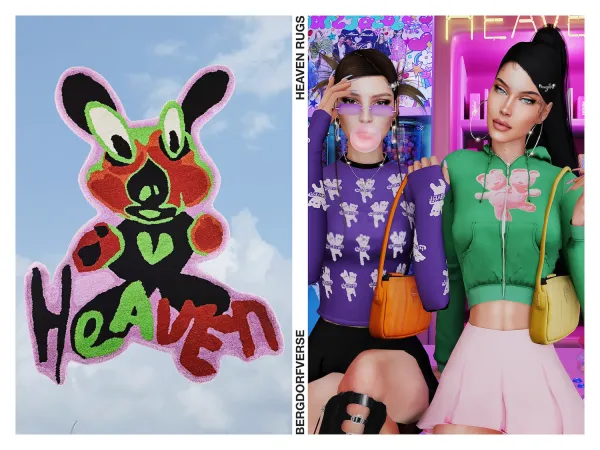 Alpha Heaven Rugs - The Sims 4 Custom Content