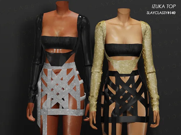 Alpha SC140 IZUKA TOP - The Sims 4 Custom Content
