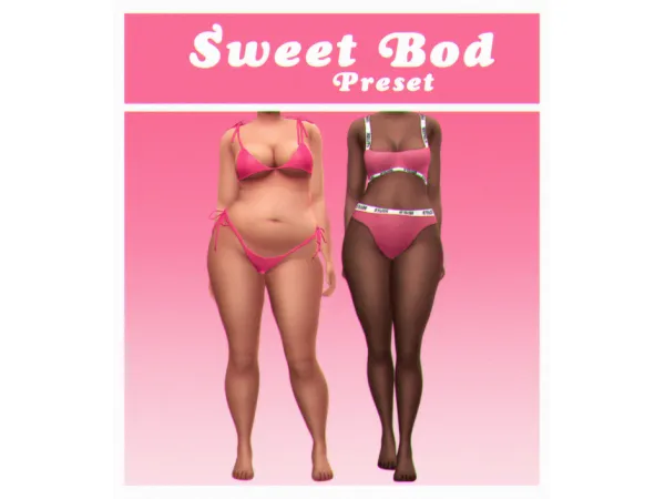 Mix Sweet Bod Preset by simulationcowboy - The Sims 4 Custom Content