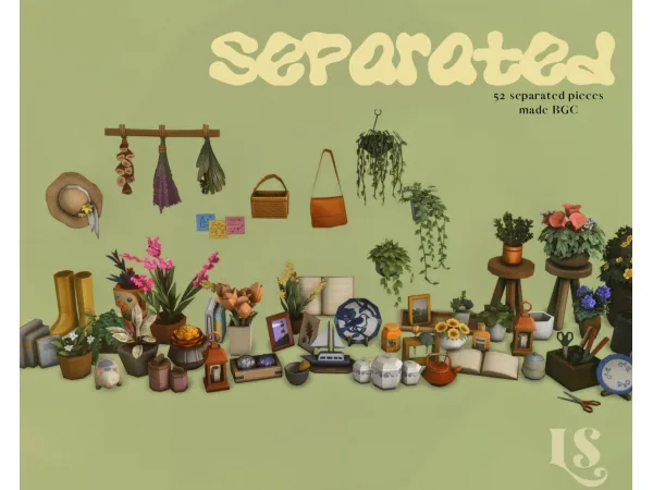 Maxis Match ᕙ SEPARATED set by Lustrousims - The Sims 4 Custom Content