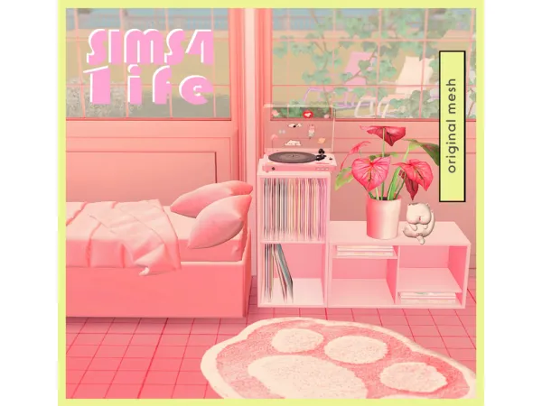 Alpha Record player set by Sims41ife - The Sims 4 Custom Content