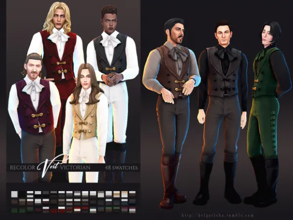 Recolor Vest Victorian by helgatisha