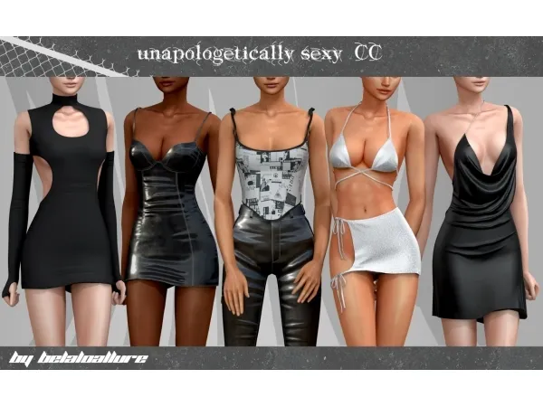 Alpha unapologetically sexy by belaoallure - The Sims 4 Custom Content