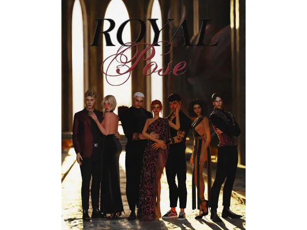 Alpha Royal POSEPACK by Lyam O'Brian - The Sims 4 Custom Content