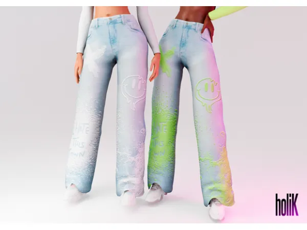 Alpha Rebelion Pants GIFT by holiKsims - The Sims 4 Custom Content