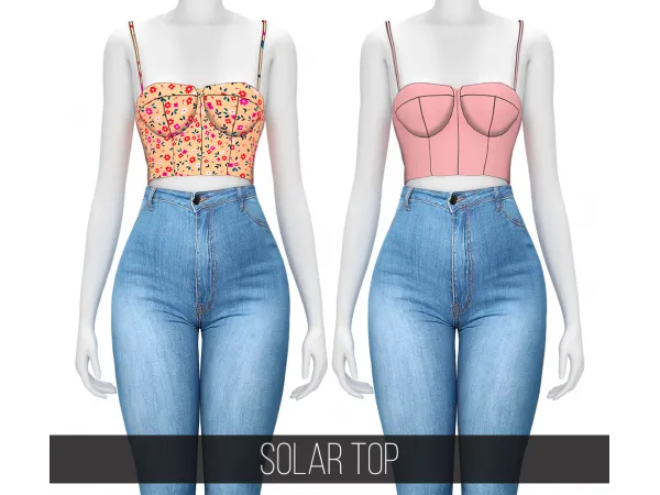Alpha SOLAR TOP - The Sims 4 Custom Content