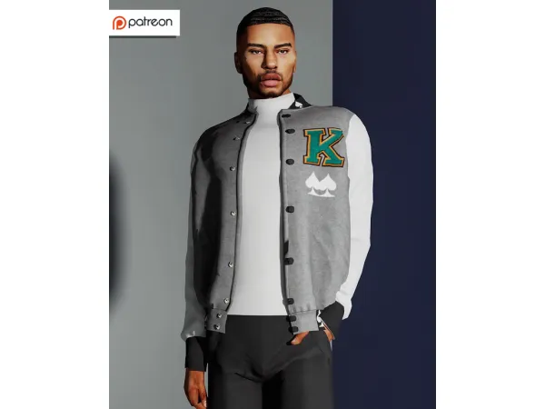 Alpha City Never Sleeps Set (MALE) Bomber Jacket Cargo Pants by Camuflaje - The Sims 4 Custom Content