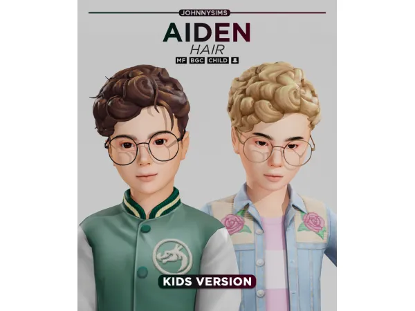 Aiden Hair (Kids Ver.) by JohnnySims