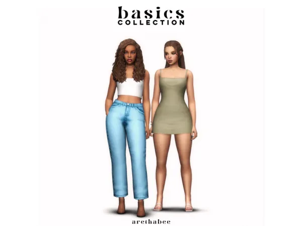 Maxis Match basics collection aretha - The Sims 4 Custom Content