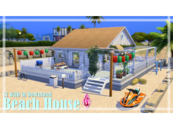 Beach House by AnnettsSims4Welt