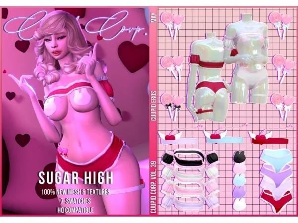 Alpha cuupid corp sugar high - The Sims 4 Custom Content