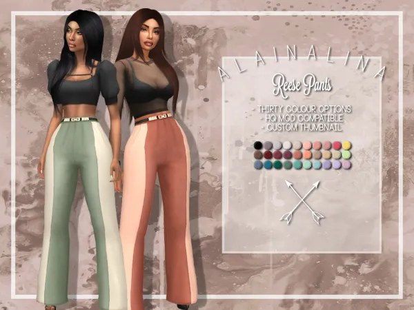 Maxis Match Reece Pants - The Sims 4 Custom Content