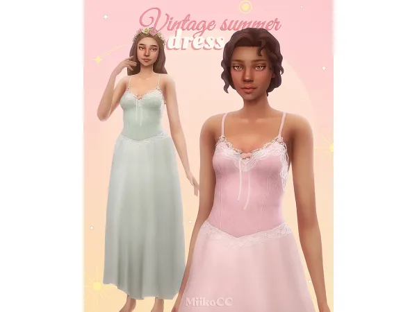 Vintage summer dress by Miiko