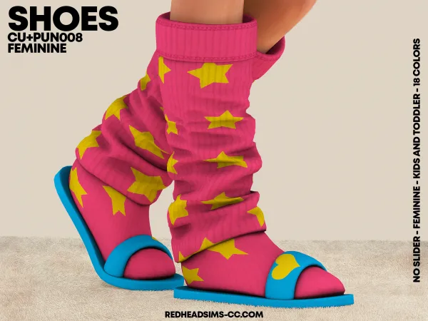 Alpha CUPU SHOES N008 NO SLIDER KIDS AND TODDLER - The Sims 4 Custom Content