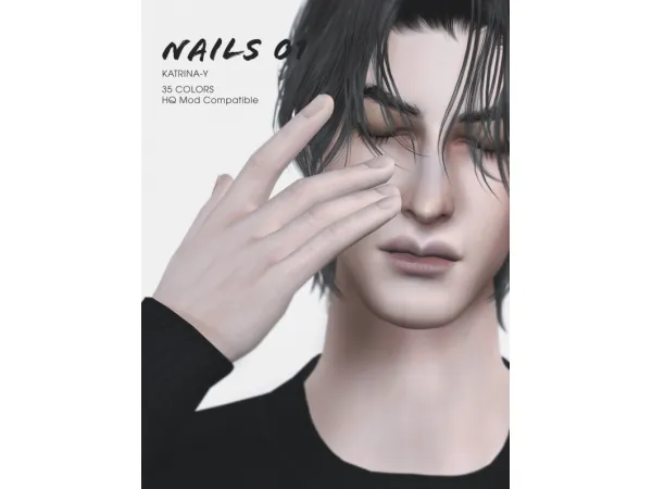 Mix Nails 01 - The Sims 4 Custom Content