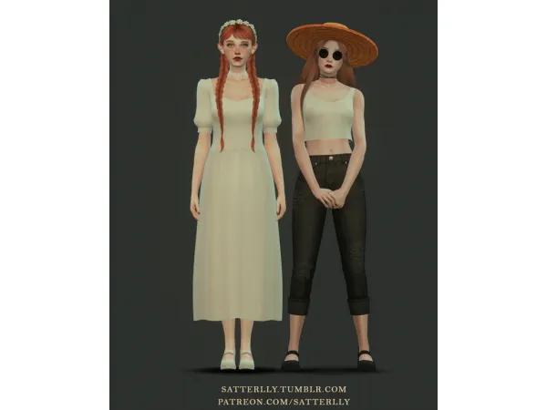 Maxis Match Set Tessa by satterlly - The Sims 4 Custom Content