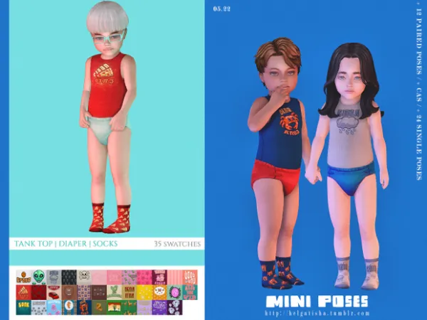 Maxis Match Mini set by helgatisha - The Sims 4 Custom Content