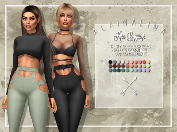 Maxis Match Kyra Leggings - The Sims 4 Custom Content