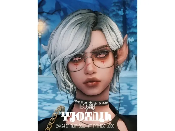 Maxis Match [JNY] TEO HAIR - The Sims 4 Custom Content