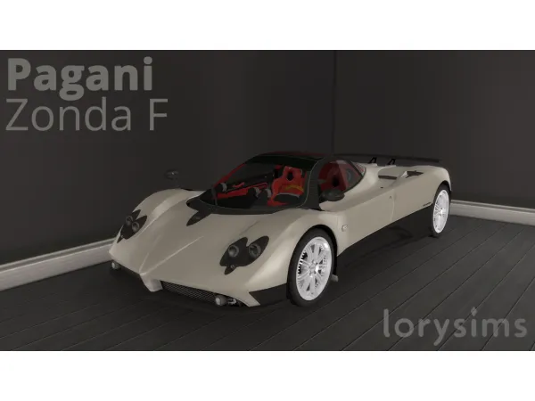 Mix 2005 Pagani Zonda F by LorySims - The Sims 4 Custom Content