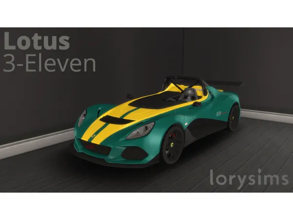 Mix 2016 Lotus 3 Eleven by LorySims - The Sims 4 Custom Content