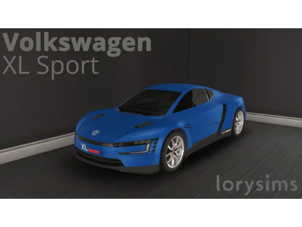 Mix 2014 Volkswagen XL Sport Concept by LorySims - The Sims 4 Custom Content