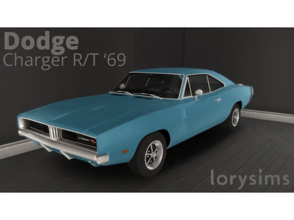 Mix 1969 Dodge Charger RT by LorySims - The Sims 4 Custom Content