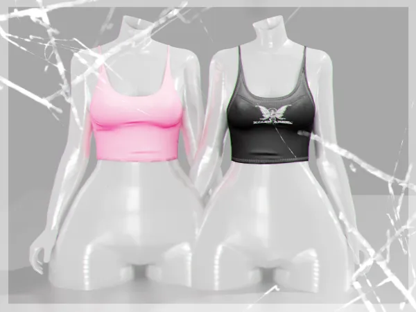 Alpha Basic tee babyetears - The Sims 4 Custom Content