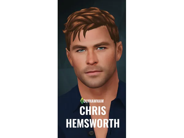 Mix Chris Hemsworth Sim by golyhawhaw updated - The Sims 4 Custom Content