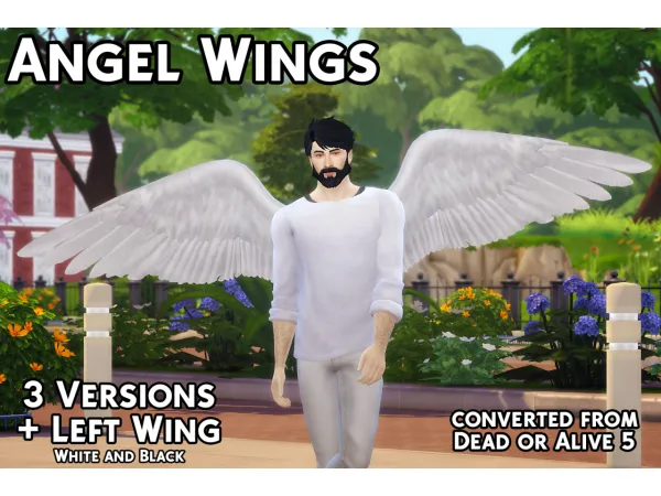 Mix Angel Wings Accessory - The Sims 4 Custom Content