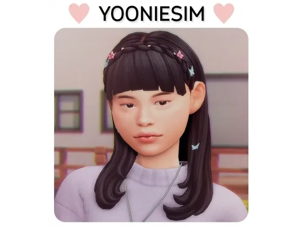 Maxis Match Siyeons Style Shampoo Fairy Hair - The Sims 4 Custom Content