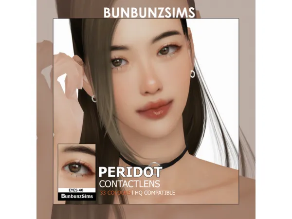 Alpha Peridot eyes 33 colours by BunbunzSims - The Sims 4 Custom Content
