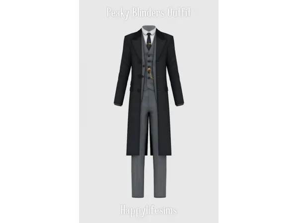 Mix [Lonelyboy] Peaky Blinders Outfit - The Sims 4 Custom Content