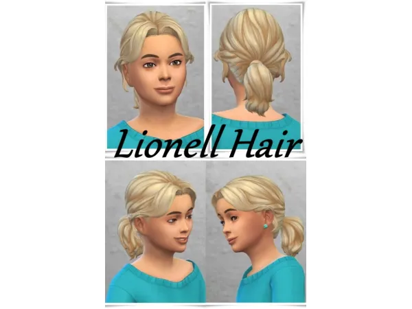 Maxis Match Lionell Kids Hair - The Sims 4 Custom Content