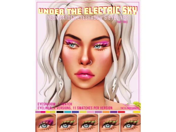 Mix Under the Electric Sky by theblondesimmer - The Sims 4 Custom Content