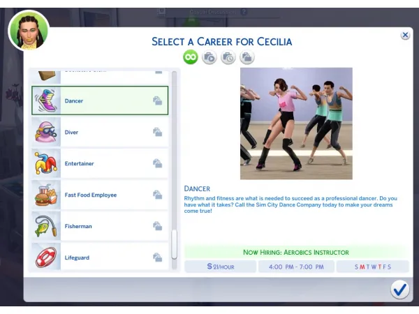 Maxis Match Part Time Careers BUNDLE by BosseladyTV - The Sims 4 Custom Content