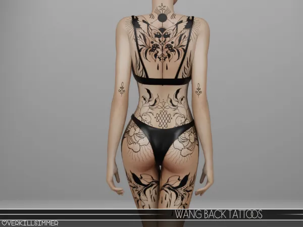 Wang back tattoos