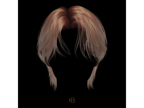 Alpha HAIR 47 HYDR (VER1) by MoooD - The Sims 4 Custom Content